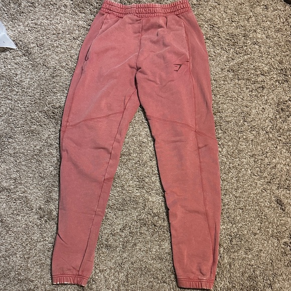 Gymshark Pants - Gymshark Rose Pink Jogger Sweatpants